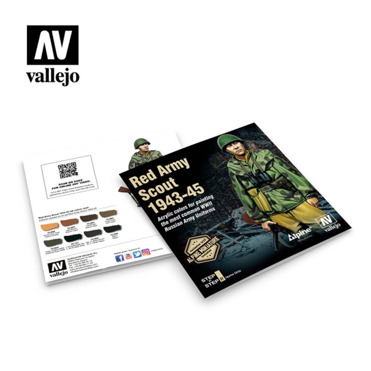 Набор красок Model Color "Red Army Scout 1943-45" 70.248 8 цветов по 17 мл