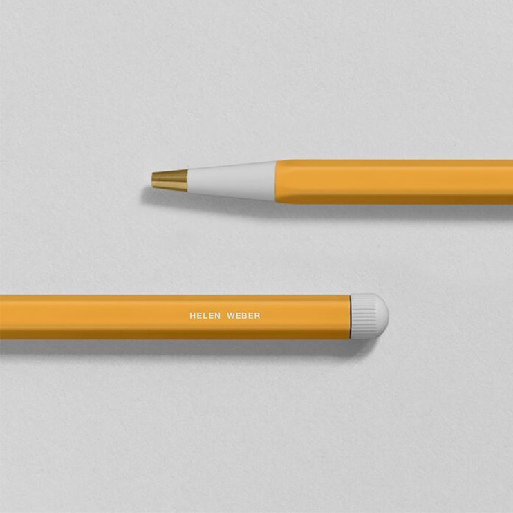 Ручка-роллер Leuchtturm "Drehgriffel Nr.1" чернила чёрные, корпус восходящее солнце