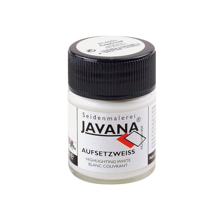 Краска финишная кроющая Kreul "Javana Aufsetzweis" 50 мл, белая (814550)