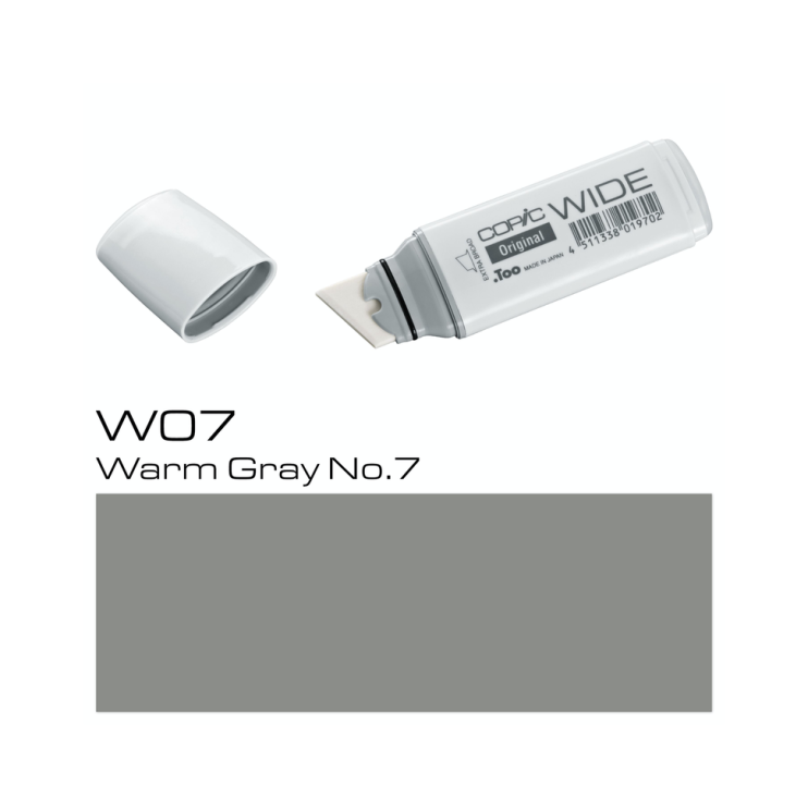 Маркер широкий Copic "Wide" W7 Warm Gray