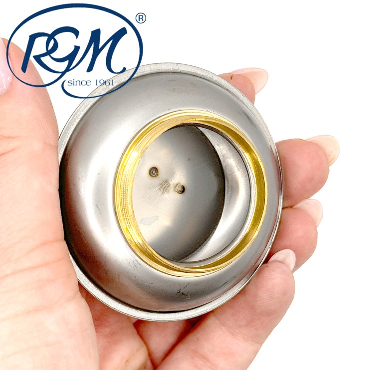 Масленка металлическая "Fome" одинарная с крышкой Ø5,5 мм.