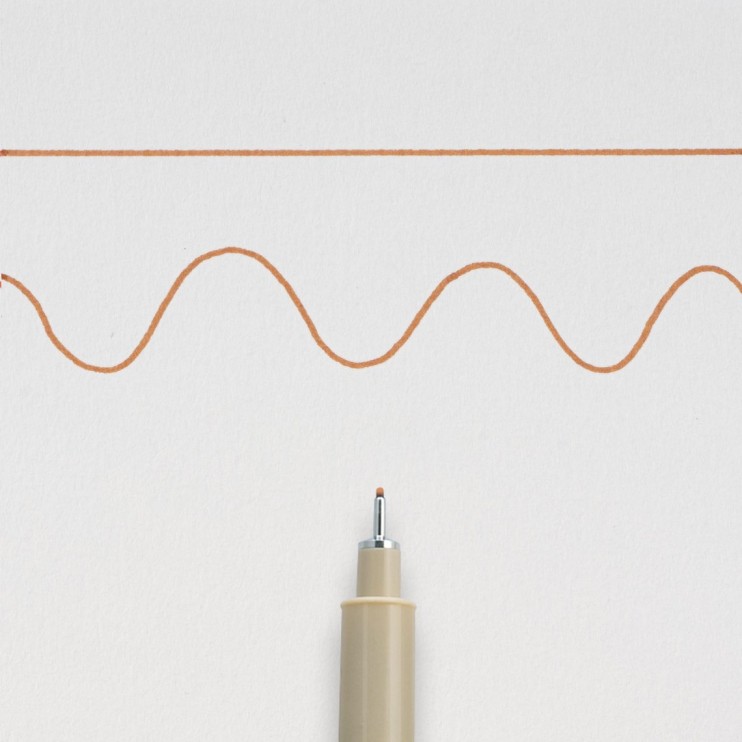 Ручка капиллярная Sakura "Pigma Micron" 05 Коричневый