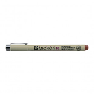 Ручка капиллярная Sakura "Pigma Micron" 05 Коричневый