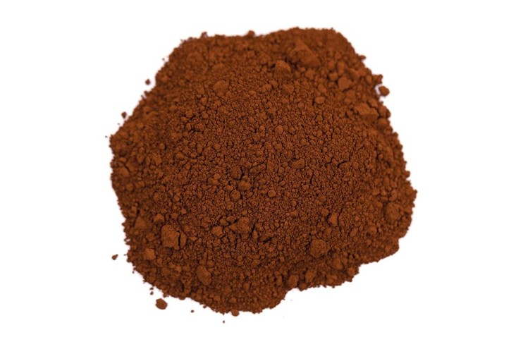 Пигмент художественный "Kremer" Burnt Sienna, from France (Сиена жженая французская), 1000гр