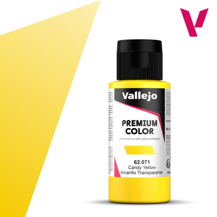 Акрил для аэрографии "Premium" 62.071 (Candy Yellow), 60 мл