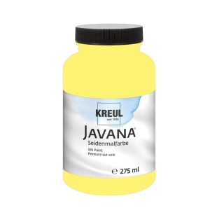 Краска растекающаяся по тканям Kreul "Javana Seidenmalfarben" 275мл, желто-лимонный