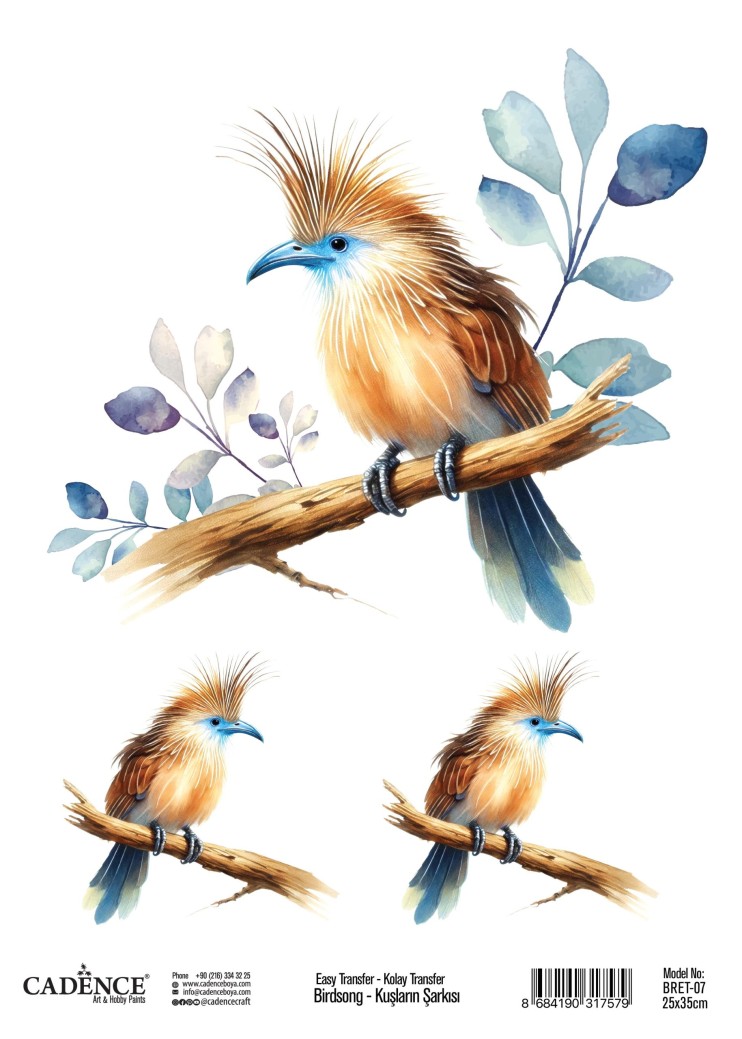 Трансфер BRET-07 25х35см, шт