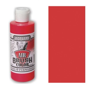 Краска для аэрографии Jacquard "Airbrush Color" 408 Red Fluorescent (красный флуоресцентный), 118мл