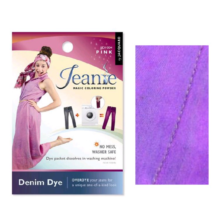 Краситель джинсовый для перекрашивания в стиральной машине Jacquard "Jeanie Dye" #004 лиловый