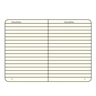 Блокнот в линейку Leuchtturm1917 "Pocket" A6, 93л, 80гр/м², твердая обложка, Лимонный