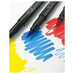 Набор из 10 Аква маркеров Lyra Aqua Brush Duo, E (букет пионов)