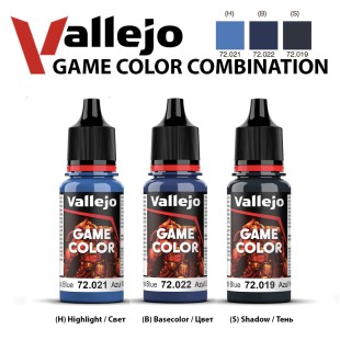 Набор красок для моделизма Vallejo "Game Color" 3 штуки (№021, 022, 019) по 18мл