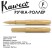 Ручка-роллер Kaweco "Brass Sport" F (0,7мм), Gold Brown (10000921)