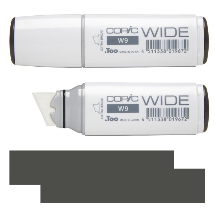 Маркер широкий Copic "Wide" W9 Warm Gray
