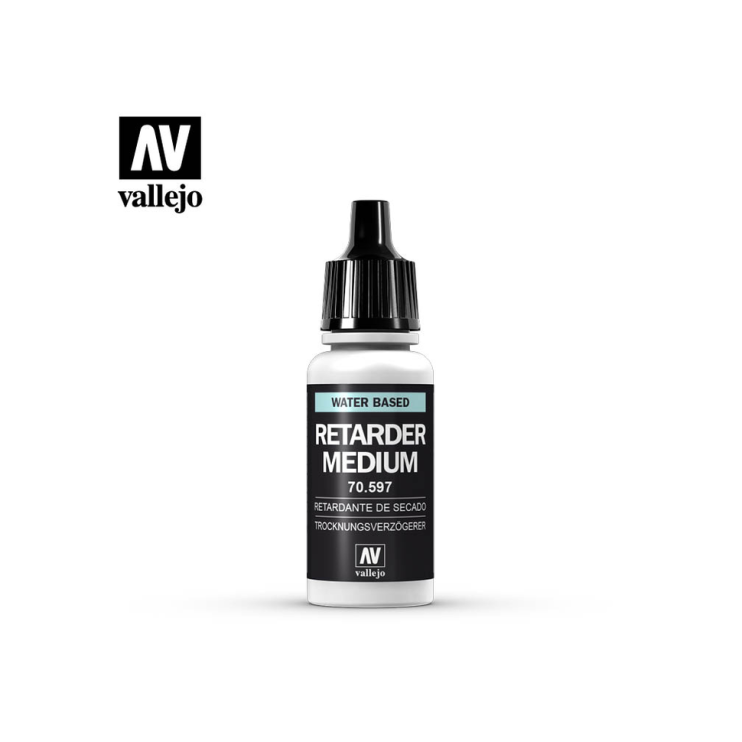 Замедлитель высыхания Vallejo "Retarder medium" 597 /17ml