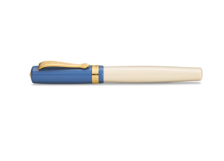 Ручка-роллер Kaweco "Student 50's Rock" (0,7мм), Blue/White + доп. стержень (10002003)