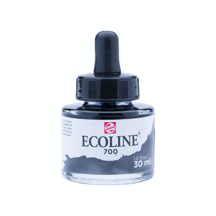 Акварель жидкая "Ecoline" №700 Черный, 30 мл