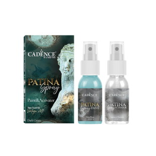 Краска патина Cadence "Patina spray" зеленый 50мл+50мл