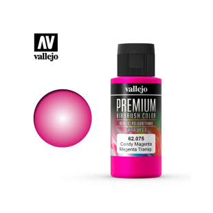 Краска для аэрографии Vallejo "Premium" цвет 62.075 (Candy Magenta), 60 мл
