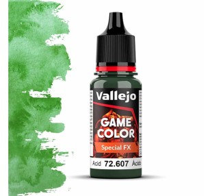 Краска акриловая для создания эффектов Vallejo "Game Color Special FX" 72.607 (Acid), 18мл
