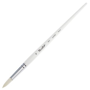 Синтетика круглая белая Roubloff "1В12" №10, длинная ручка