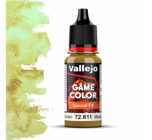 Краска акриловая для создания эффектов Vallejo "Game Color Special FX" 72.611 (Moss and Lichen), 18мл