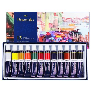 Набор акварельных красок "Finenolo" 12 туб по 12мл в картонной упаковке