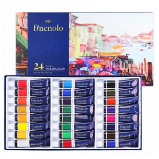 Набор акварельных красок "Finenolo" 24 тубы по 12мл в картонной упаковке