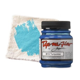 Краска по светлым тканям Jacquard "Dye-na-Flow" 813 Turquoise (бирюзовая), 66мл