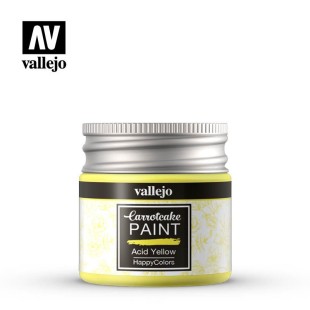 Краска для скрапбукинга Vallejo "CarrotCake" 56.418 Acid Yellow /40мл