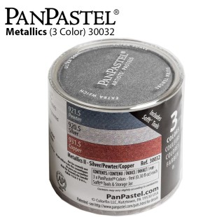 Набор сухой пастели PanPastel "Metallics II" 3 цвета PP30032