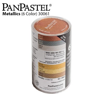 Набор сухой пастели PanPastel "Metallics" 6 цветов PP30061