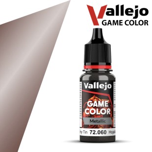 Краска акриловая для моделизма Vallejo "Game Color" 72.060 Tinny Tin
