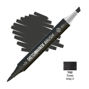 Маркер SketchMarker "Brush" TG2 Тонированный серый 2