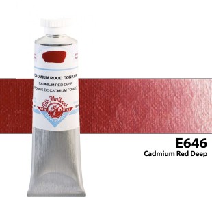 Акрил художественный "Old Holland" E646 Cadmium Red Deep (Кадмий красный темный), 60мл