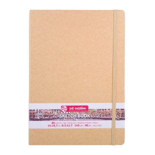 Блокнот для зарисовок Art Creation "Kraft Paper Cover" 21х29,7см, 80л, 140гр/м² (твердая обложка)