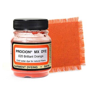 Краситель порошковый Jacquard "Procion MX Dye" 020 Brilliant Orange (ярко-оранжевый), 18.71г