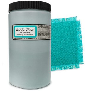 Краситель порошковый Jacquard "Procion MX Dye" 068 Turquoise (Бирюзовый), 450г