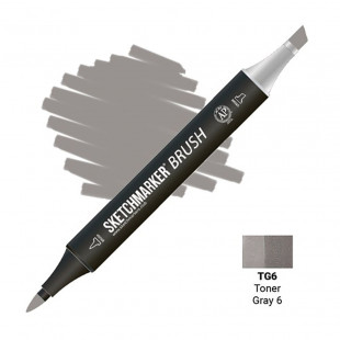 Маркер SketchMarker "Brush" TG6 Тонированный серый 6