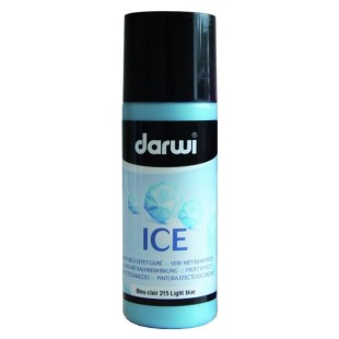 Краска акриловая Darwi "ICE" эффект инея (синий), 80 мл