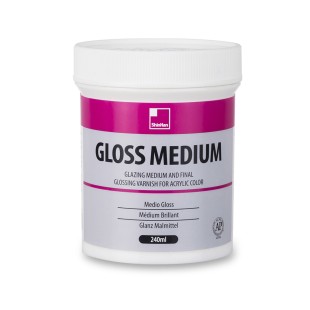 Медиум для акрила Shinhan Professional "Gloss Medium" 240мл, глянцевый
