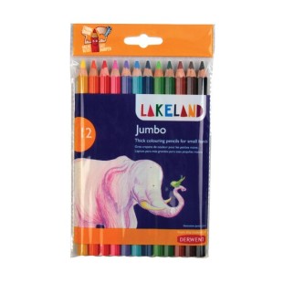 Набор цветных карандашей "Lakeland Jumbo" 12 цветов в блистере