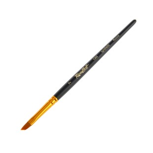 Синтетика скошенная с укороченной вставкой Roubloff "1365" №7 короткая матовая ручка