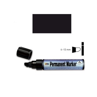 Маркер перманентный Kreul "Permanent Marker XXL" 4-12 мм, Чёрный