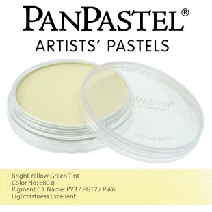 Пастель сухая "PanPastel" 680.8 Bright Yellow Green Tint (Желто-зеленый светлый) PP26808