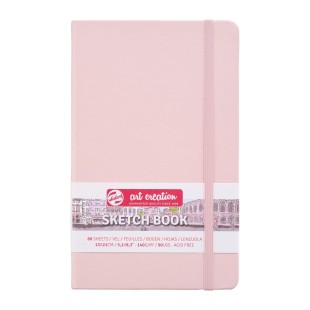 Блокнот для зарисовок Art Creation "Pastel Pink" 13х21см, 80л, 140гр/м² (твердая обложка)