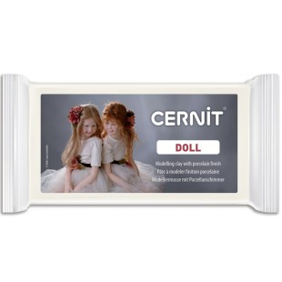 Полимерный моделин Cernit "Doll" #010 белый, 500гр.