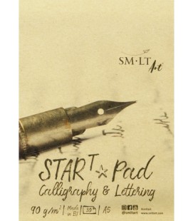 Блок бумаги для каллиграфии SMLT "Start" А5, 30л, 90гр/м²