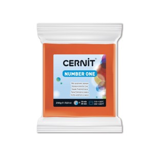 Полимерный моделин Cernit "Number One" #752 оранжевый, 250г