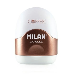 Точилка для карандашей Milan "Copper" 1 отверстие, цвет белый